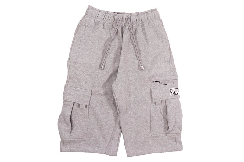 PRO CLUB OG CARGO SWEAT SHORT (HEATHER GRAY) 51PC0402