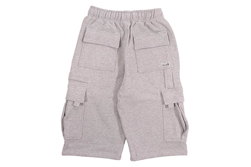 PRO CLUB OG CARGO SWEAT SHORT (HEATHER GRAY) 51PC0402