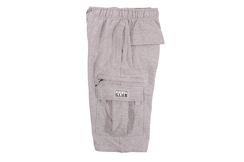 PRO CLUB OG CARGO SWEAT SHORT (HEATHER GRAY) 51PC0402