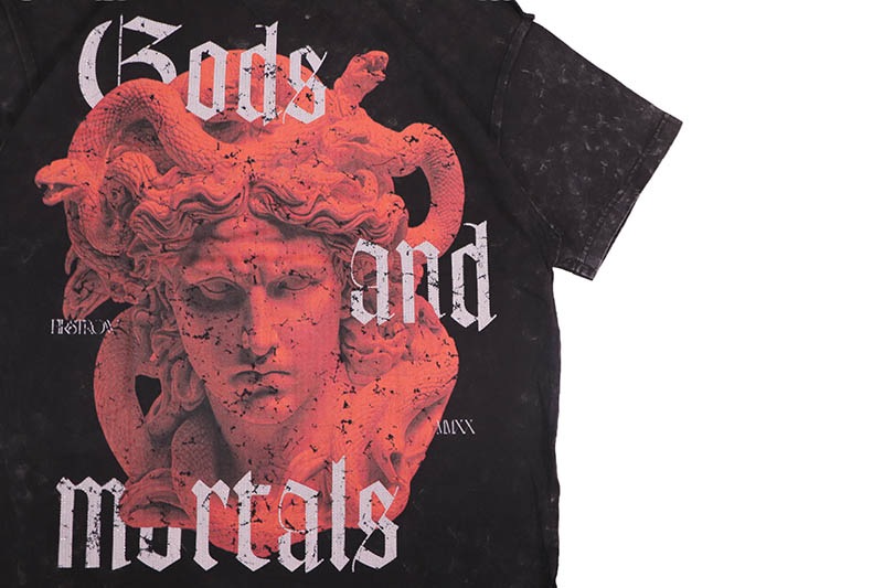 FIRST ROW GODS AND MORTALS MYTHIC VISION TEE (FRT2295:BLACK)