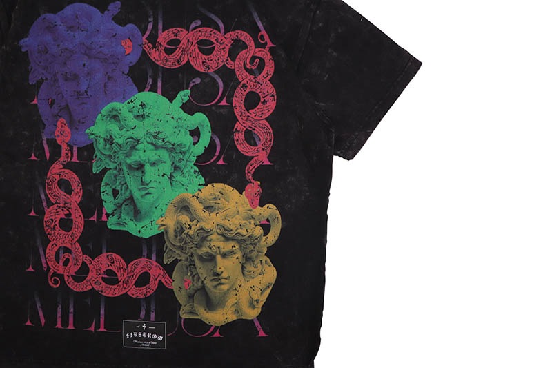 FIRST ROW GODS AND MORTALS MYTHIC VISION TEE (FRT2295:BLACK