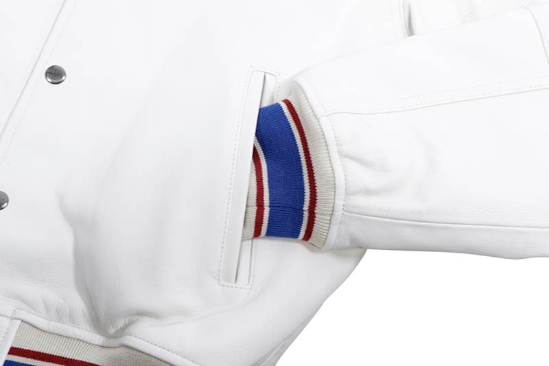 AVIREX NBA ALL TEAM LEATHER JACKET (030:WHITE) 783-5150014 | Brand