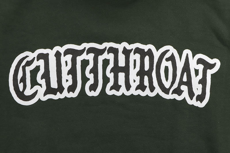 CUTTHROAT LOGO HOODIE (OLIVE)