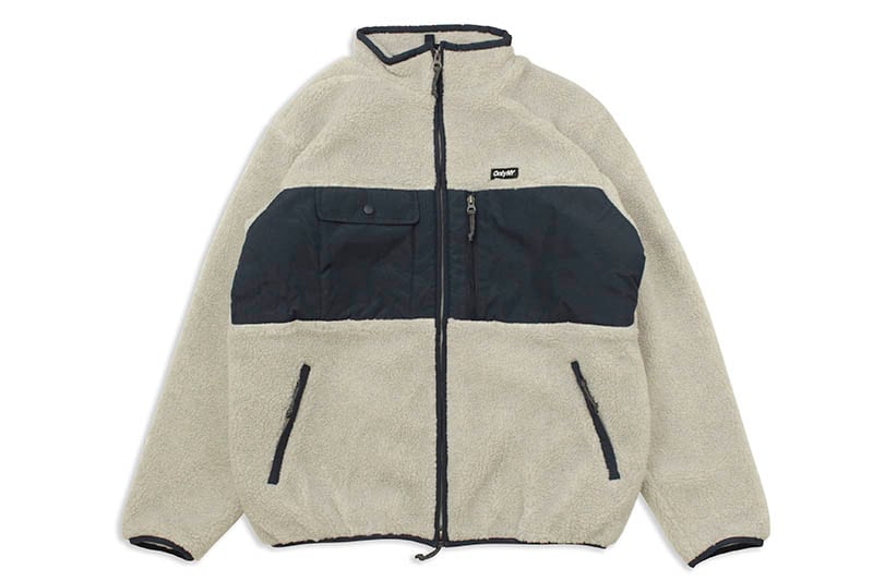 ONLY NY HIGHLAND FLEECE JKT (STONE)