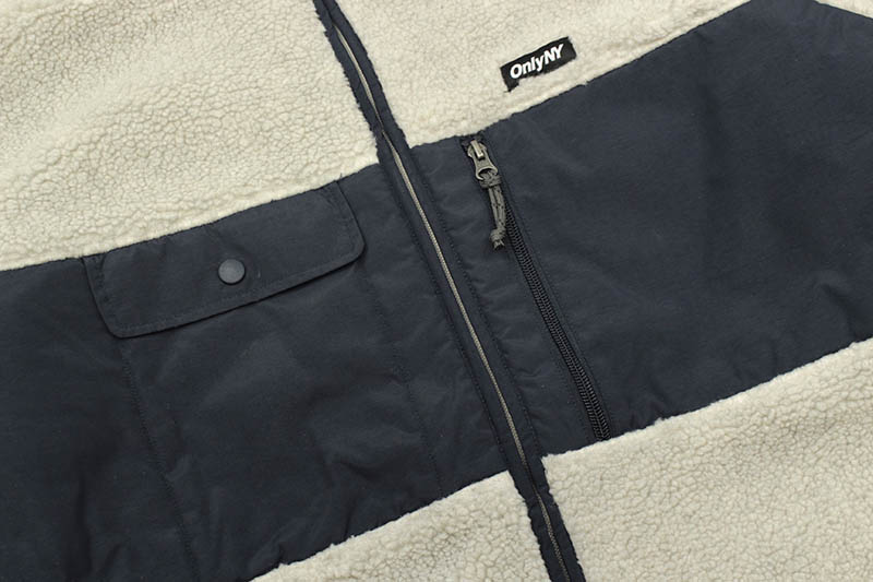ONLY NY HIGHLAND FLEECE JKT (STONE)