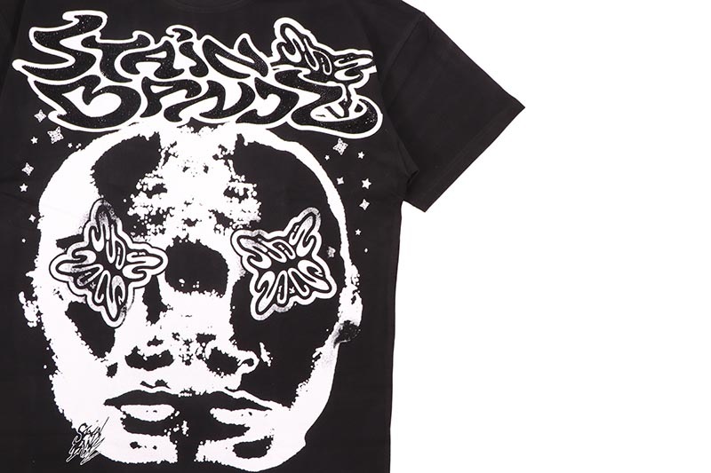 SB STUDIOS SB RHINESTONE SHIRT (BLACK)