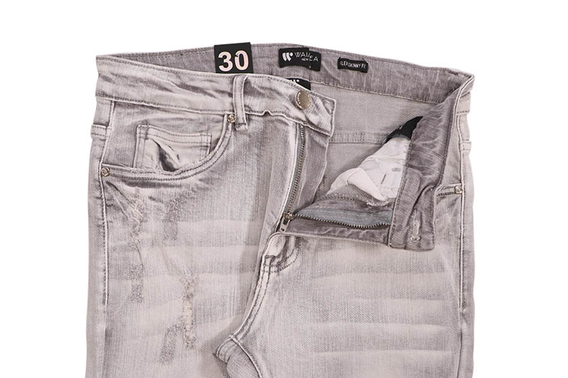 WAIMEA FLEX SKINNY FIT JEANS (M8115D:GREY BLEACH)