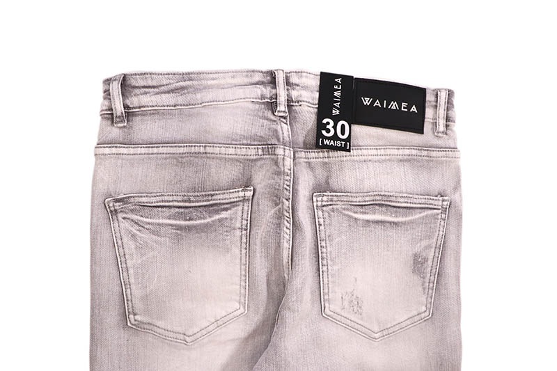 WAIMEA FLEX SKINNY FIT JEANS (M8115D:GREY BLEACH)