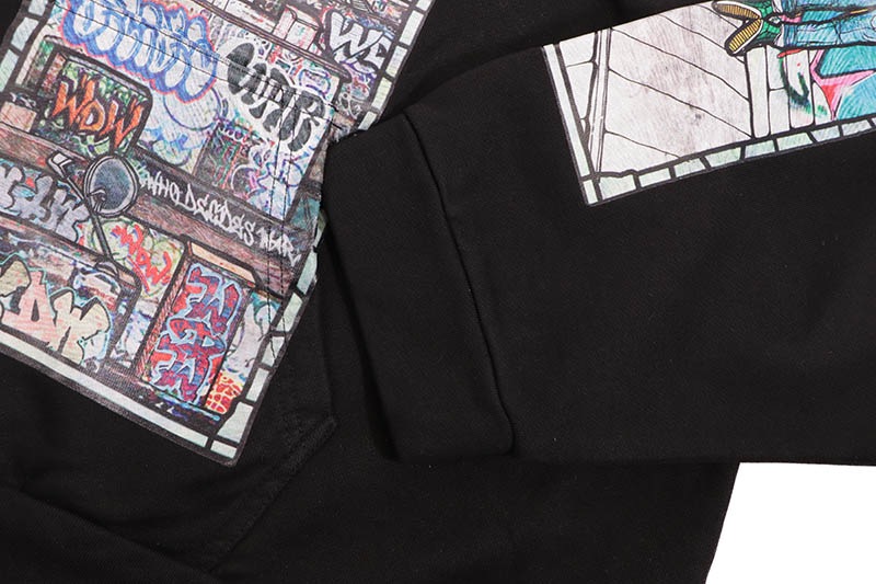 WHO DECIDES WAR POLITICS AS USUAL HOODED SWEATSHIRT (COAL)