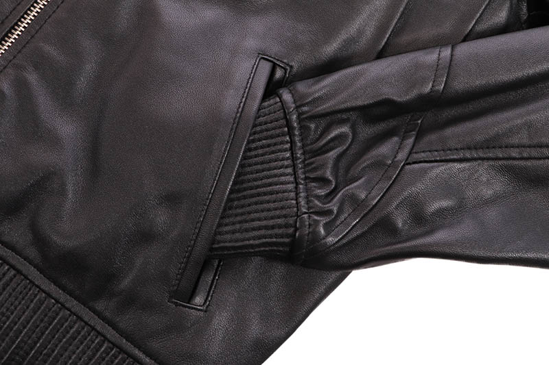 HUDSON OUTERWEAR GENUINE LEATHER JACKET (199:BLACK)