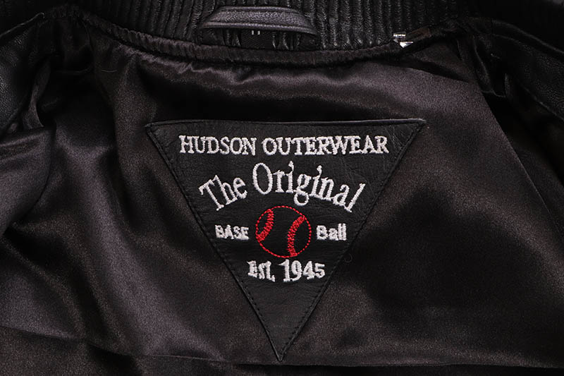 HUDSON OUTERWEAR GENUINE LEATHER JACKET (199:BLACK)