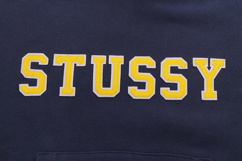 STUSSY FELT APPLIQUE HOODIE (118591:NAVY) | Brand,S-Z,STUSSY