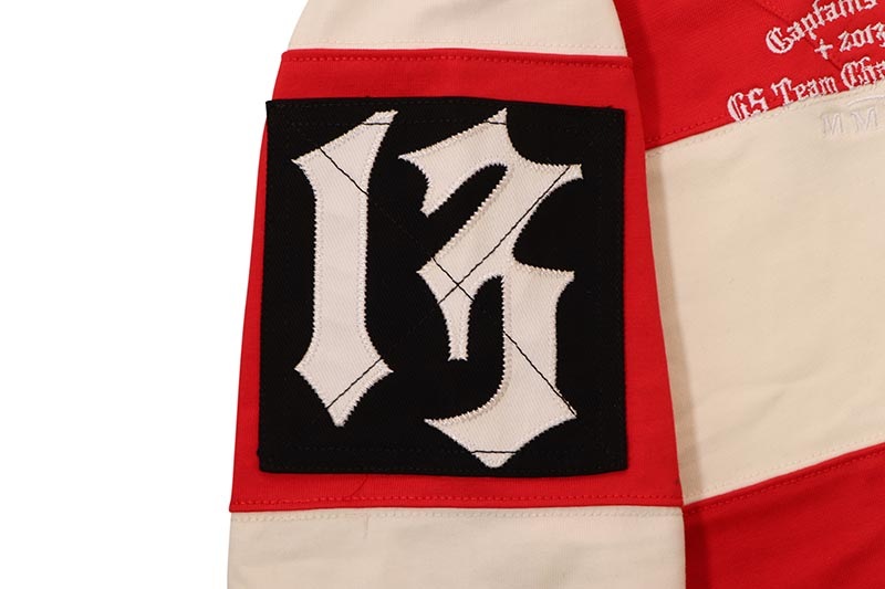 GODSPEED CLASSIC FIELD RUGBY SHIRT (CREAM/RED)