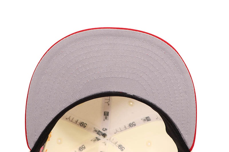 NEW ERA DETROIT TIGERS 59FIFTY FITTED CAP (1935 WORLD SERIES SIDE PATCH/GREY UNDER VISOR/CHROME SCARLET) 70945763