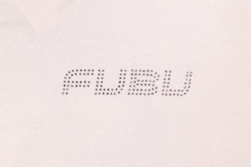 FUBU RHINESTONE T-SHIRTS (FAM-61724:WHITE)