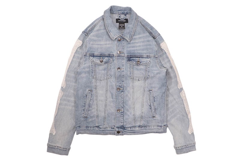 KINDRED BONE LINE DENIM JACKET (KD247J:BLUE)