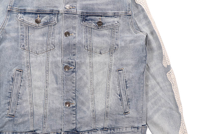 KINDRED BONE LINE DENIM JACKET (KD247J:BLUE)