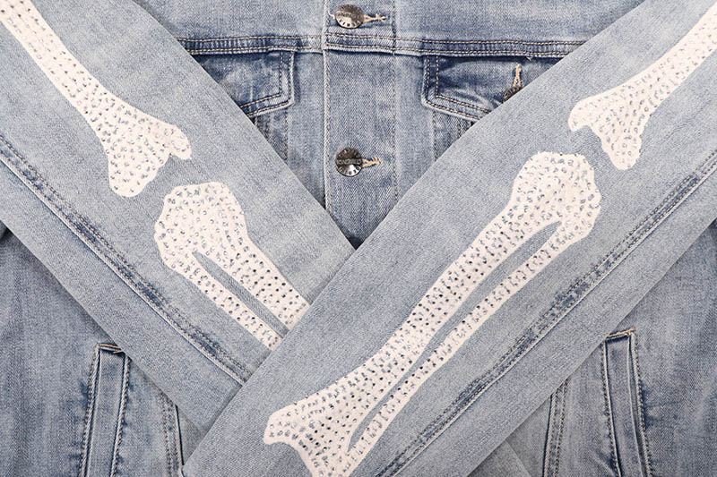 KINDRED BONE LINE DENIM JACKET (KD247J:BLUE)