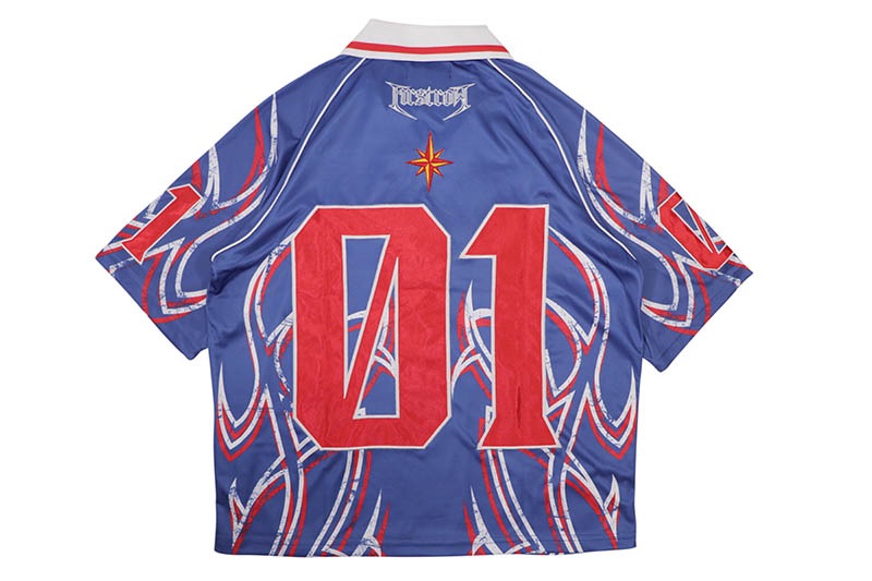 FIRST ROW AXIS OF FLAME SHORT SLV SPORTS JERSEY (FRR2015:ROYAL