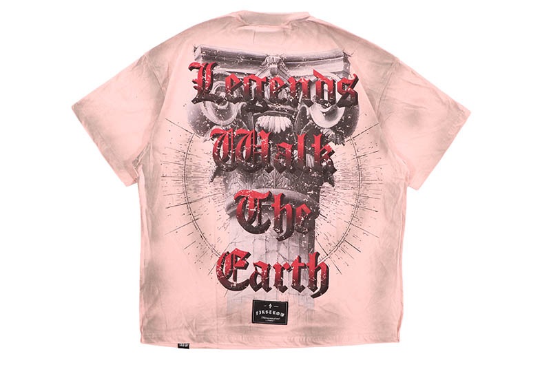 FIRST ROW GODS AND MORTALS LONE ANGEL TEE (FRT2293:LT PINK)