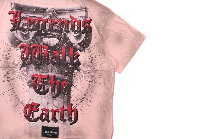 FIRST ROW GODS AND MORTALS LONE ANGEL TEE (FRT2293:LT PINK)