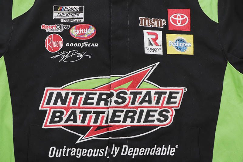よ*し様 Interstate Batteries ジャケット JH Design KYLE BUSCH INTERSTATE BATTERIES 2022 NASCAR TWILL