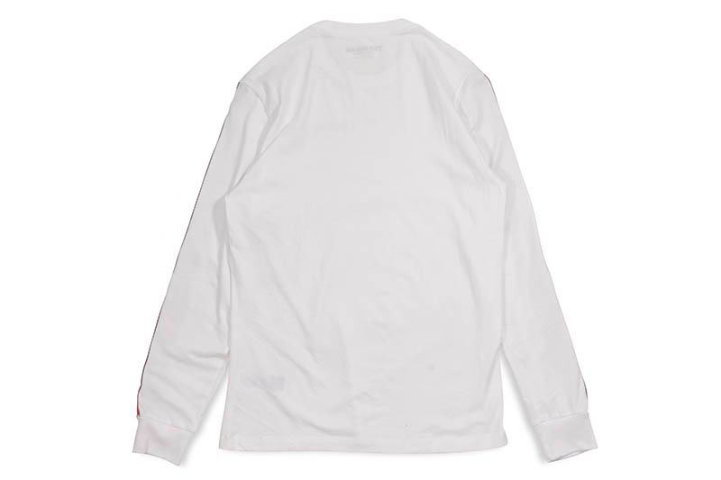 TRUE RELIGION LONG SLEEVE LOGO TRIM TEE (106338:OPTIC WHITE)