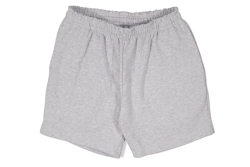 LOS ANGELES APPAREL 14OZ. HEAVY FLEECE MID-LENGTH SHORT (HF-02:ASH