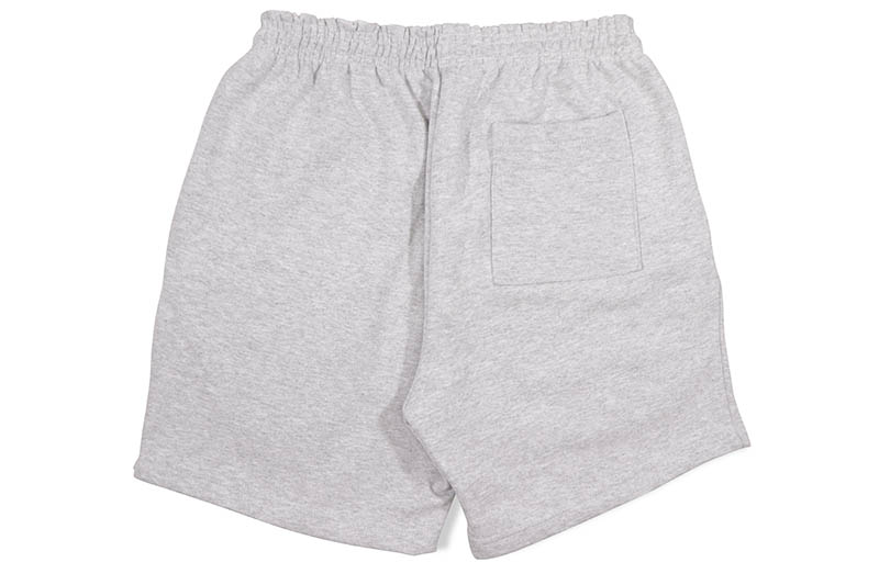 LOS ANGELES APPAREL 14OZ. HEAVY FLEECE MID-LENGTH SHORT (HF-02:ASH