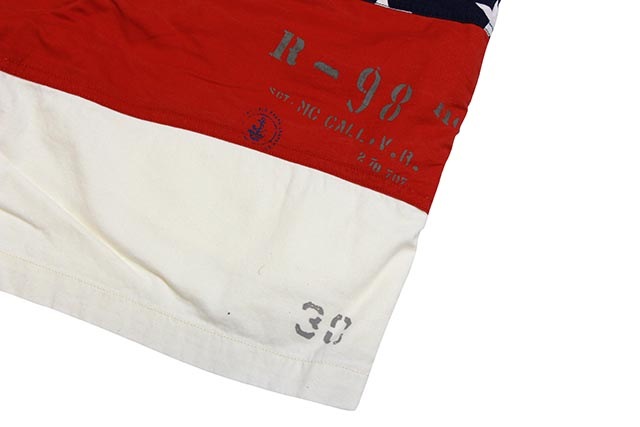 POLO RALPH LAUREN CLASSIC FIT COTTON SHORT (710741021001:USA COLOR BLOCK)