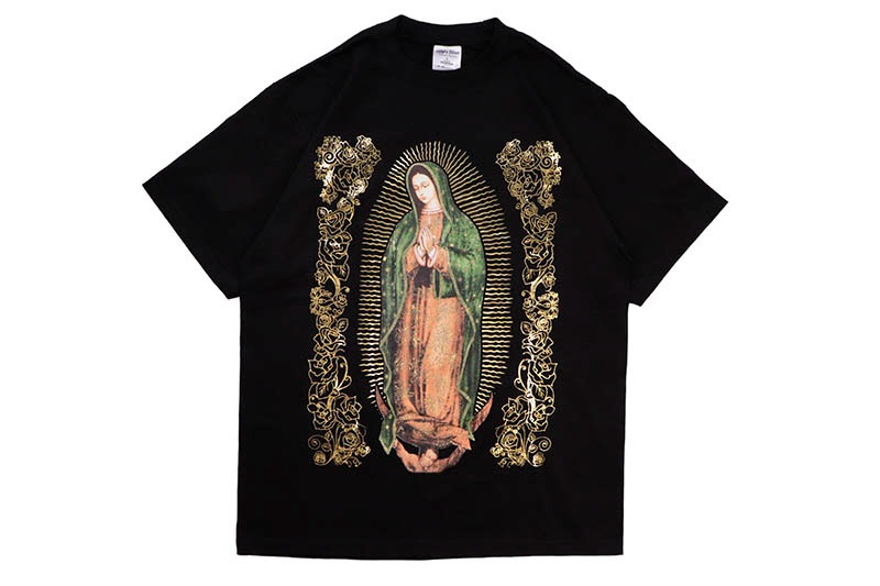 STREET WEAR SUPPLY VIRGIN MARY T-SHIRT (BLACK)