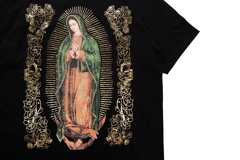 STREET WEAR SUPPLY VIRGIN MARY T-SHIRT (BLACK)