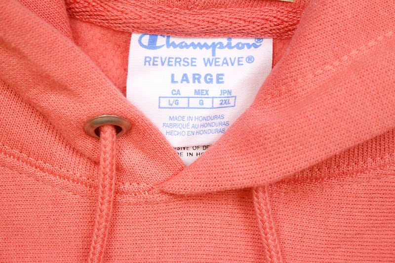 CHAMPION LIFE REVERSE WEAVE PULLOVER HOODIE (CITRUS PINK)