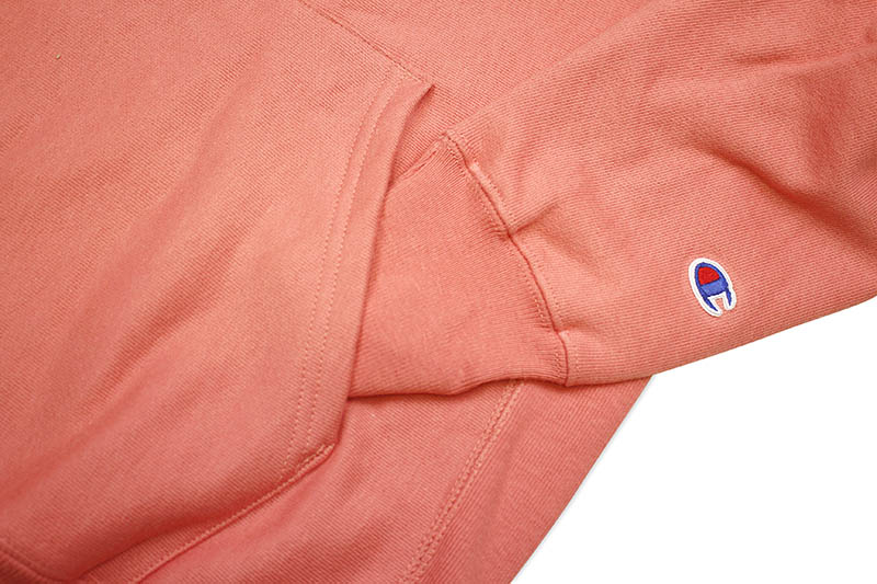 CHAMPION LIFE REVERSE WEAVE PULLOVER HOODIE (CITRUS PINK)
