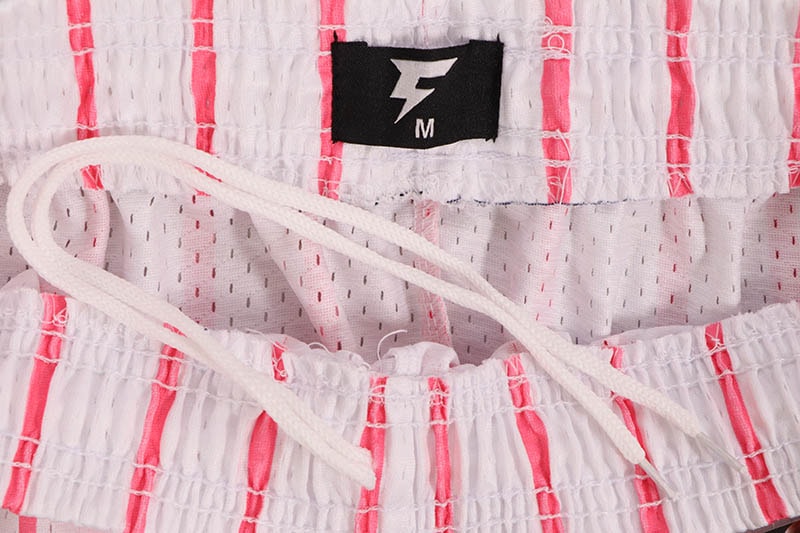 CrisP NYC PINK PINSTRIPES SHORTS