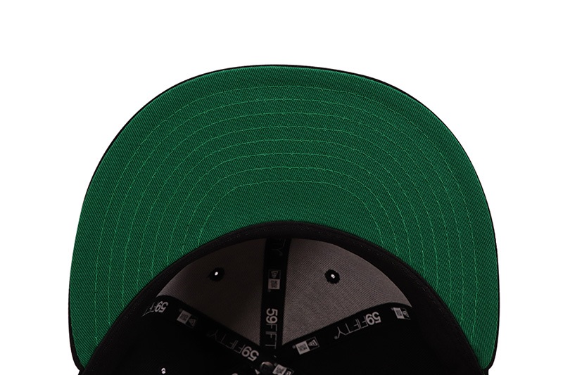NEW ERA LOS ANGELES ANGELS 59FIFTY FITTED CAP (ANGELS LOGO SIDE PATCH/GREEN UNDER VISOR/BLACK) 70945489