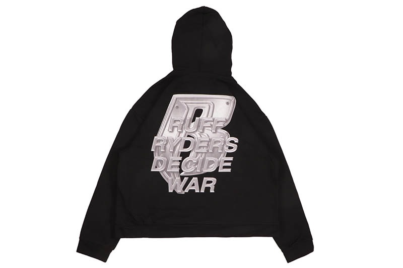 WHO DECIDES WAR RUFF RYDERS HOODED SWEATSHIRT (COAL)