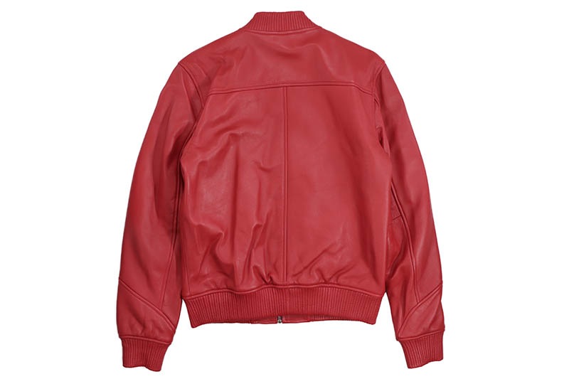 HUDSON OUTERWEAR GENUINE LEATHER JACKET (199:RED)