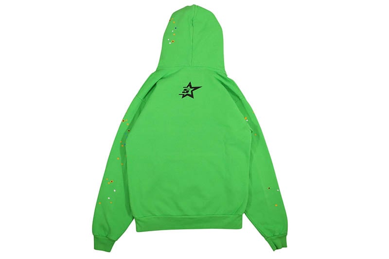 SP5DER PUNK V2 RHINESTONE HOODIE (BRIGHT GREEN) | Brand,S-Z,SP5DER