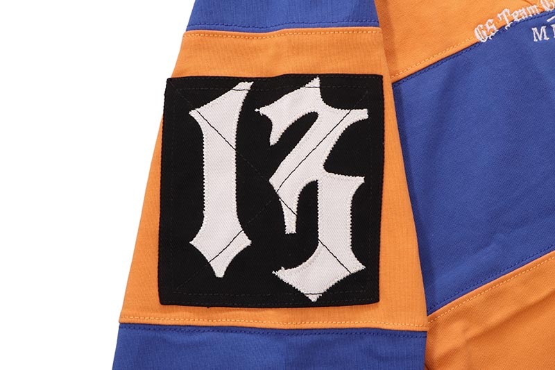 GODSPEED CLASSIC FIELD RUGBY SHIRT (ORANGE/BLUE)