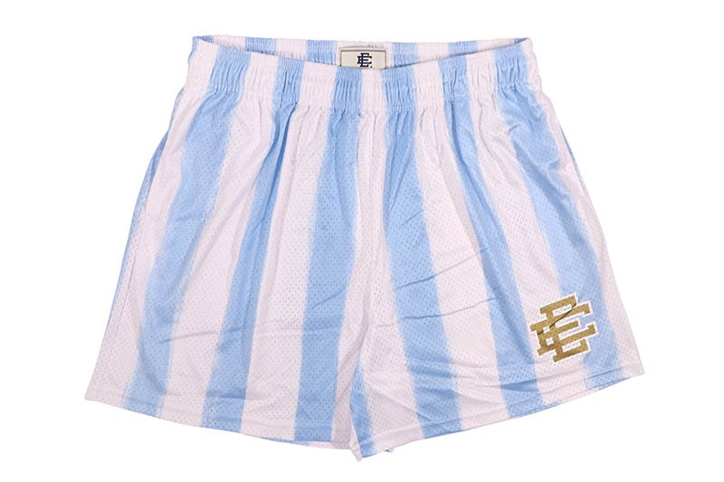 ERIC EMANUEL WORLD CUP BABY BLUE GOLD SHORTS