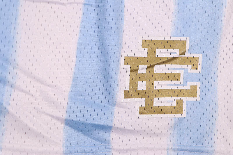 ERIC EMANUEL WORLD CUP BABY BLUE GOLD SHORTS
