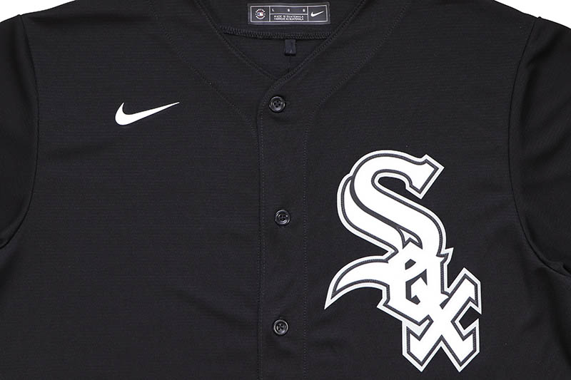 NIKE MLB CHICAGO WHITE SOX  REPLICA BASEBALL JERSEY (T770-RXBA-RX-XVA:BLACK)