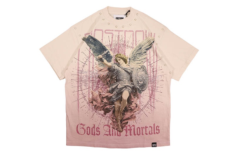 FIRST ROW GODS AND MORTALS HALO POWER TEE (FRT2298:ECRU)