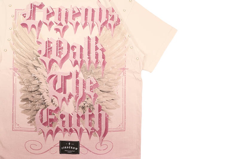 FIRST ROW GODS AND MORTALS HALO POWER TEE (FRT2298:ECRU)