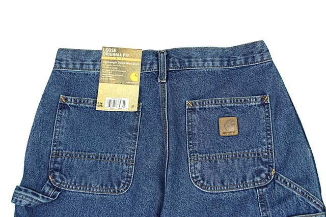 Carhartt LOOSE ORIGINAL-FIT DENIM WORK SHORTS (B28/DPS:DEEP STONE)