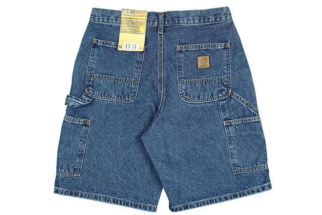 Carhartt LOOSE ORIGINAL-FIT DENIM WORK SHORTS (B28/DPS:DEEP STONE)