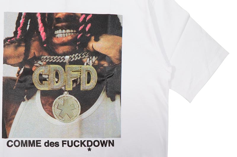 COMME DES FUCKDOWN T-SHIRT (CDFU2449:BIANCO) | Brand,A-F