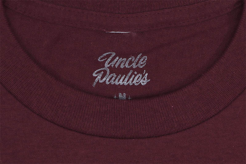 UNCLE PAULIE'S DOWN TOWN TEE (MAROON)