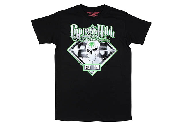 CYPRESS HILL 25TH ANNIVERSARY TOUR T-SHIRT (BLACK)